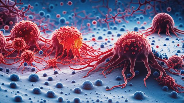 Cancer cells.