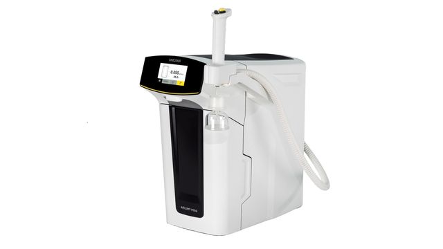 Arium® Mini Extend with flexible arm for versatile Type 1 water dispensing.
