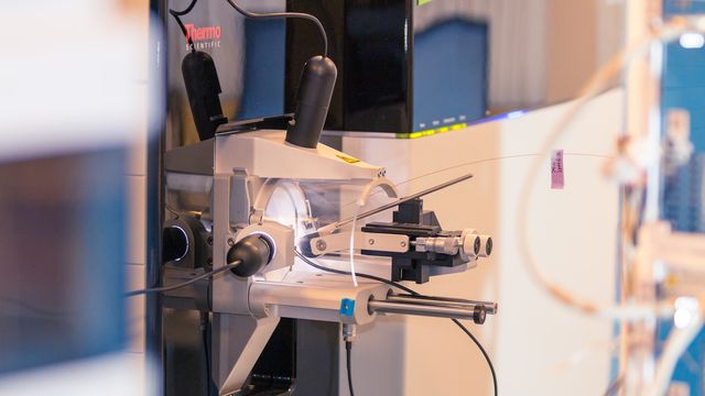 A mass spectrometer.