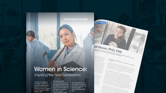 Women in Science eBook cover and another page behind this.