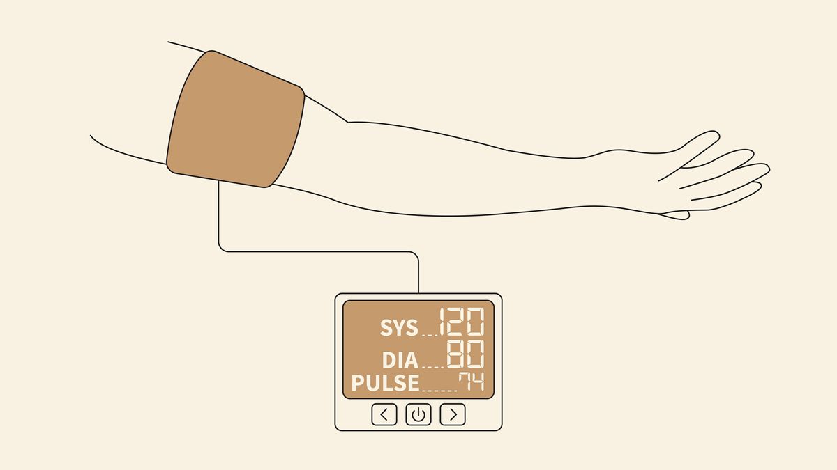 Figure 1: Test subject having their blood pressure taken. Test subject having their blood pressure taken.
